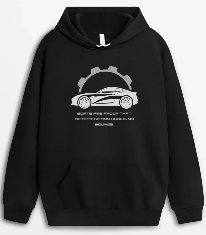 Goats Are Proof That Determination Knows No Bounds Shawleeg Hoodie - Black